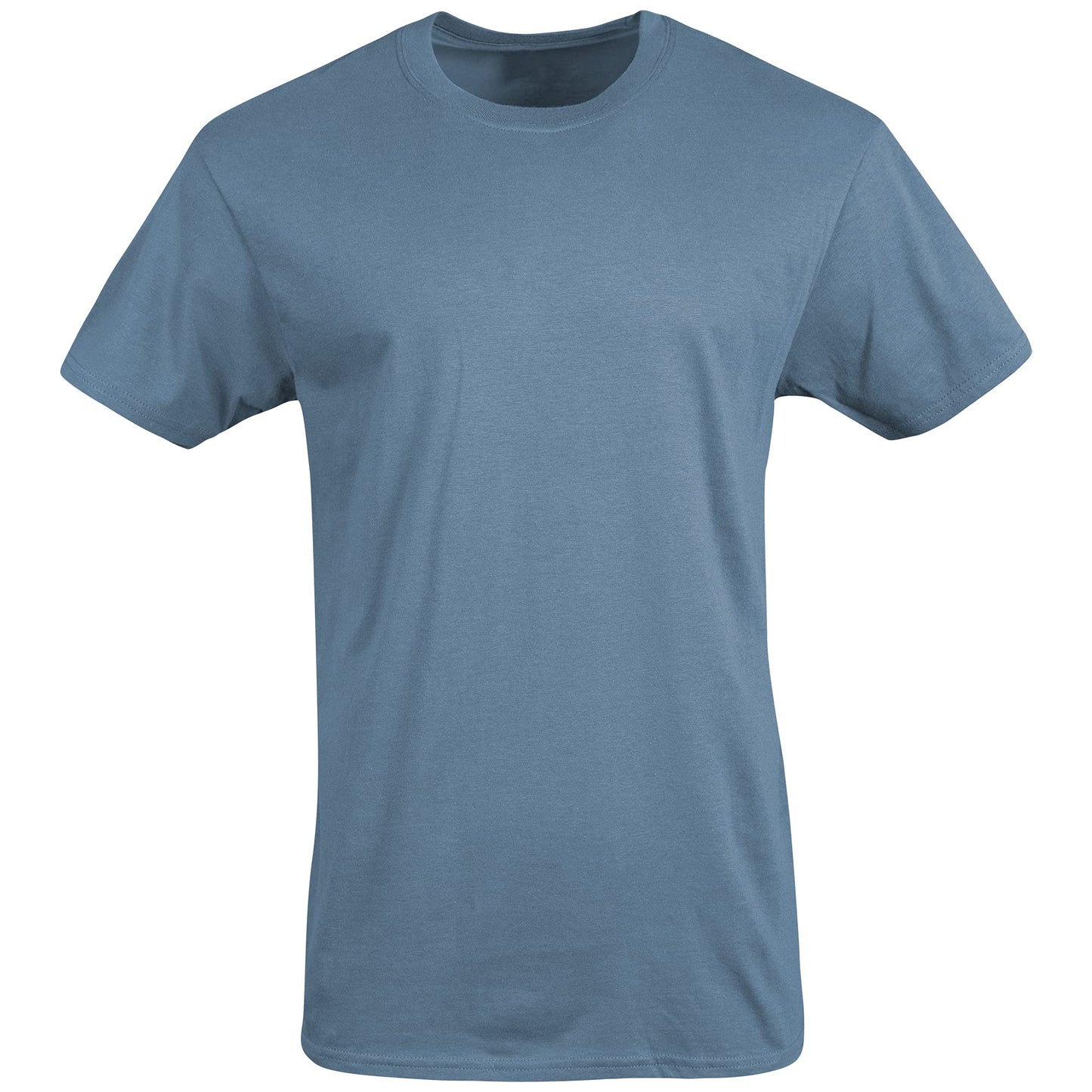 Gildan Men's Crew T-Shirts, Multipack, Style G1100, Navy/Heather Navy/Indigo Blue (5-Pack), Medium