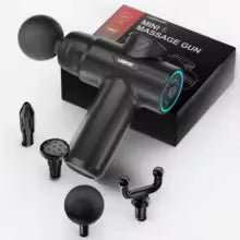 Fascia Gun Household Portable Muscle Relaxer USB Rechargeable Small Massager Mini Fascia Gun Random Color