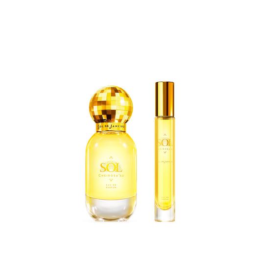 SOL DE JANEIRO Cheirosa '62 Eau de Parfum Duo | Full & Travel Size Perfume Set, Amazon Exclusive
