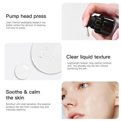 2PCS GOCAYRRY Advanced Snail Mucin 96% Power Repairing Essence, Snail Mucin 96% - Anti-Aging Serum, With Snail Secretion Filtrate For Dull (02)
