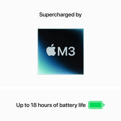 Apple 2024 MacBook Air with Apple M3 Chip, 13-inch, 16GB RAM, 512GB SSD Storage Midnight (Renewed)