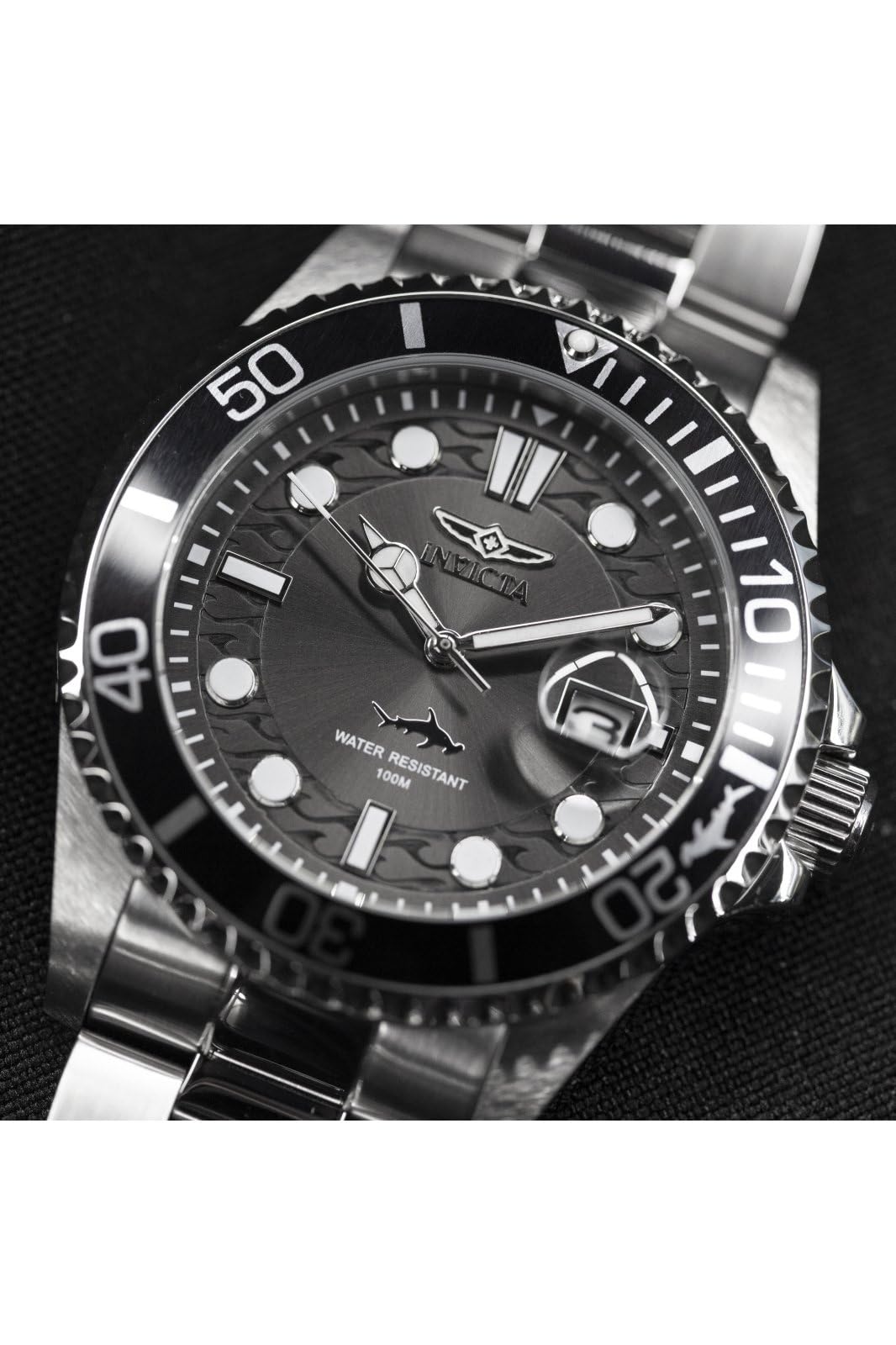 Invicta Men's Pro Diver Quartz Watch, Silver, 30018