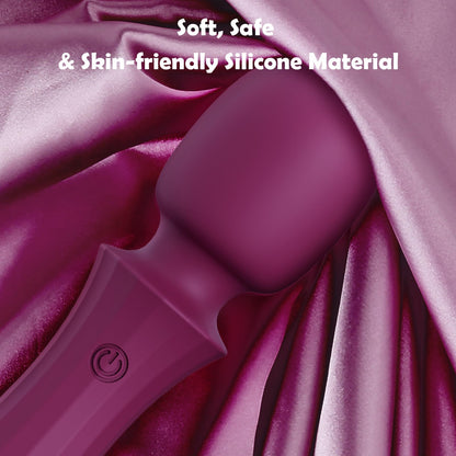 Vibrator Wand Kits Couple Sex Toys with 2 Attachments 10 Patterns for Clit G Spot Clitoral Stimulator, Penis Vibrator Male Masturbator for Glans Massage, Erotic Massage Kits Gift Sets for Women Men