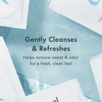 Rael Organic Cotton Wipes - Body Cloth, Individually Wrapped, All Skin Types (10 Count, Pack of 2)