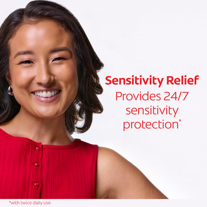 Colgate Optic White Sensitivity Relief Teeth Whitening Toothpaste, 3 Pack, Anticavity Toothpaste for Sensitive Teeth, Fluoride, Enamel Safe, Soothing Mint Flavor, 3.8 OZ
