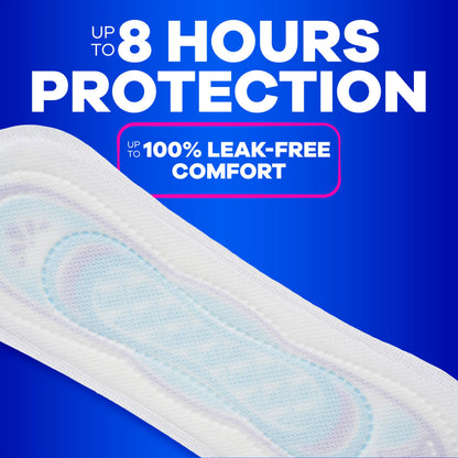 Always Ultra Thin Feminine Pads Without Wings for Women, Size 1, Regular Absorbency, Unscented, Up to 100% Leak-Free Protection, 44 Count x 3, 132 Count Total