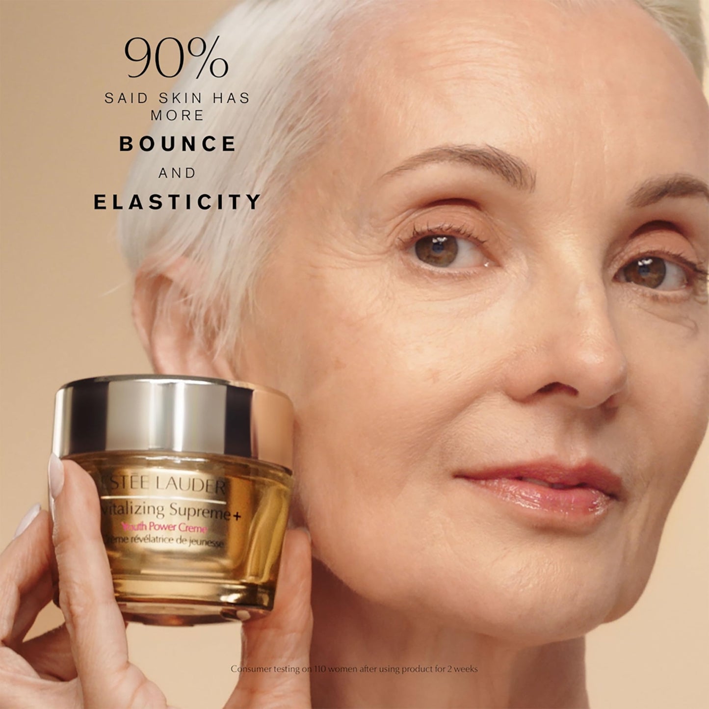 Estée Lauder Revitalizing Supreme+ Youth Power Cream | Face Moisturizer with Hyaluronic Acid & Peptides | Anti-Aging, 2.5 Ounce