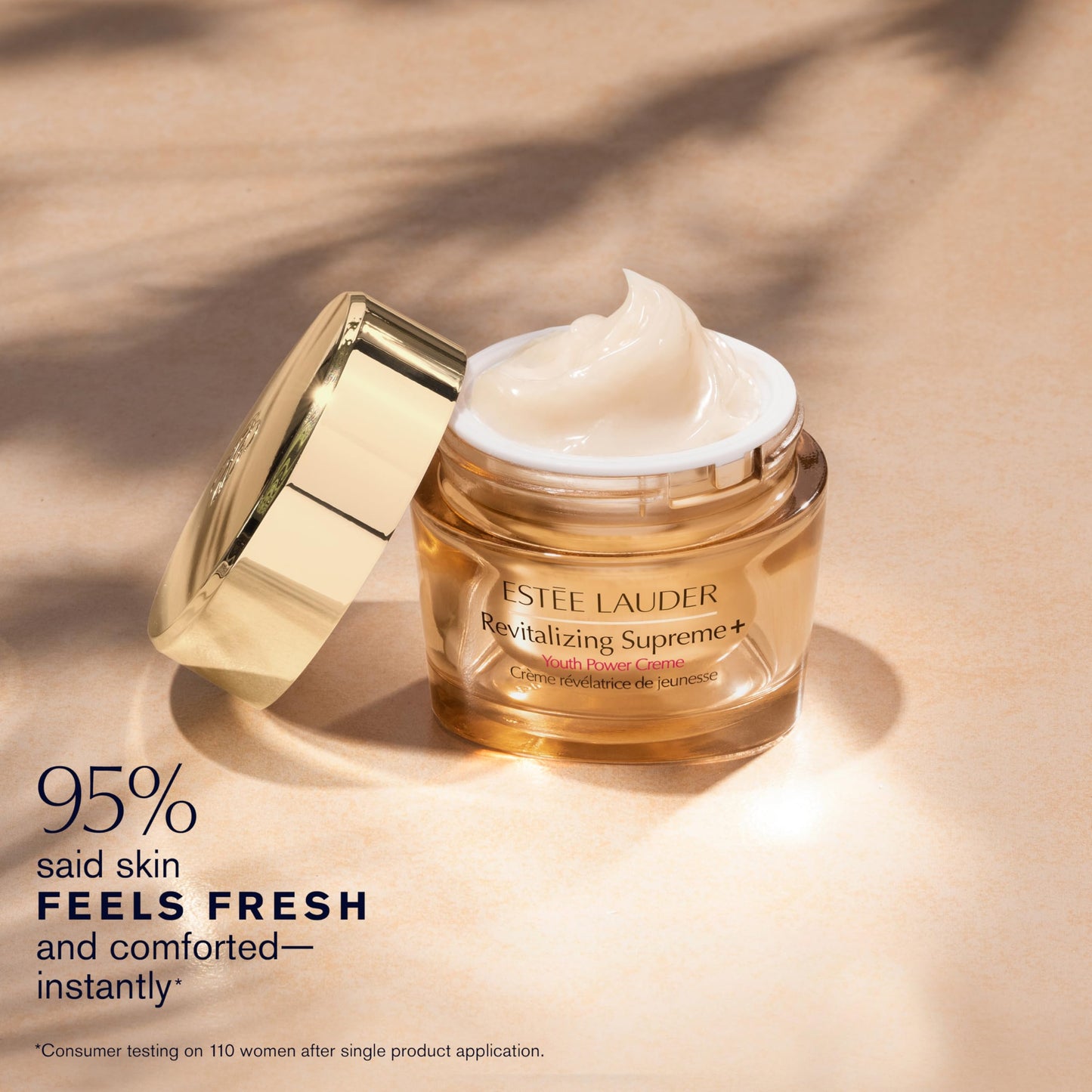 Estée Lauder Revitalizing Supreme+ Youth Power Cream | Face Moisturizer with Hyaluronic Acid & Peptides | Anti-Aging, 2.5 Ounce